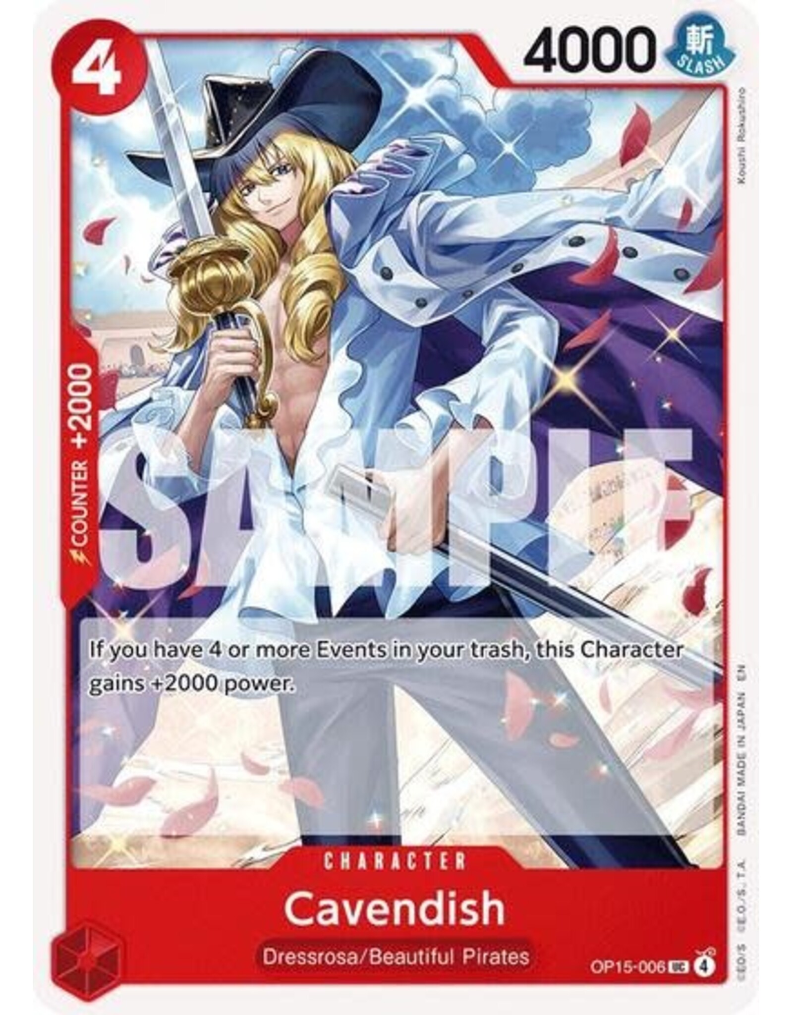 Cavendish - OP15-006 (Normal, UC)