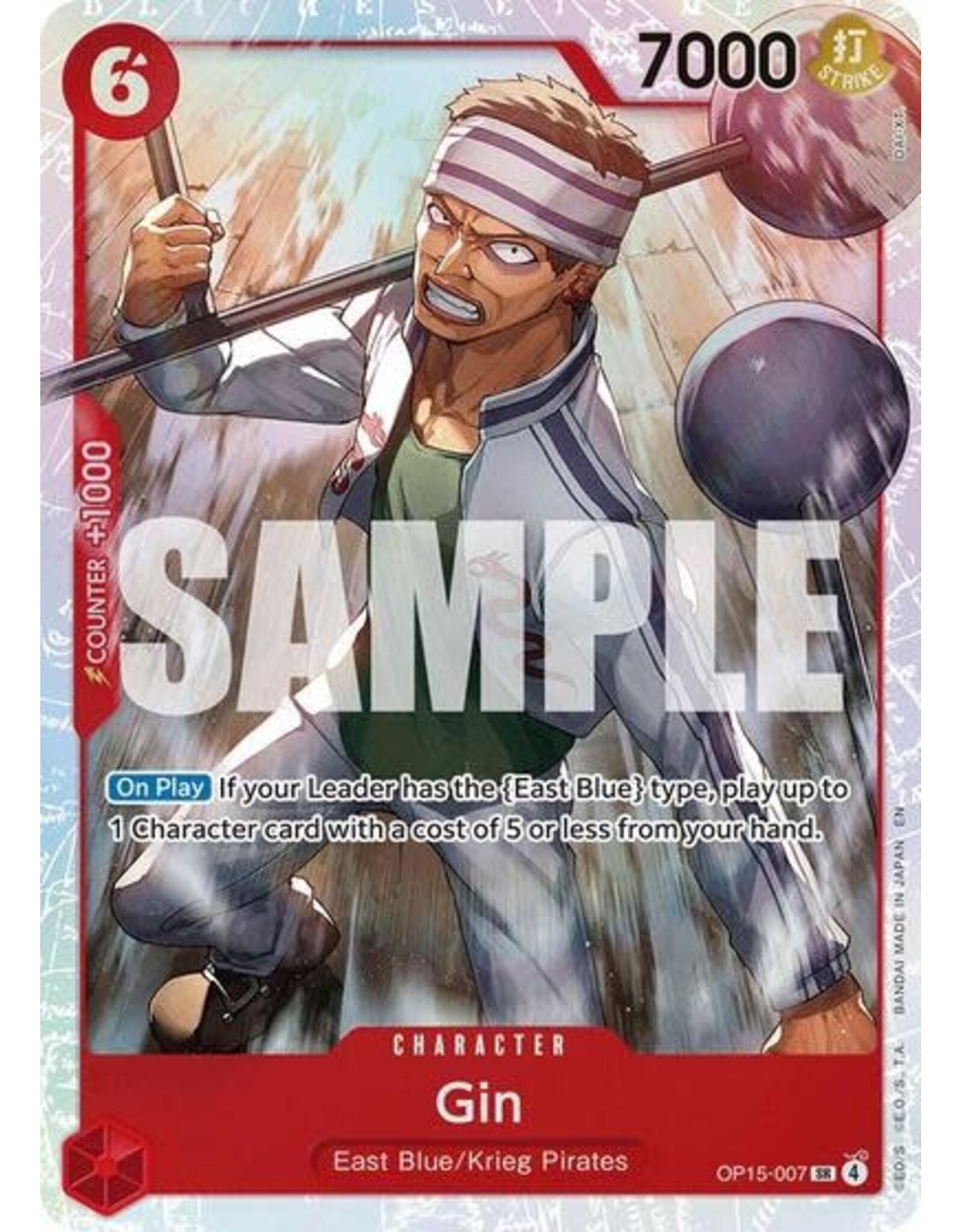 Gin - OP15-007 (Foil, SR)