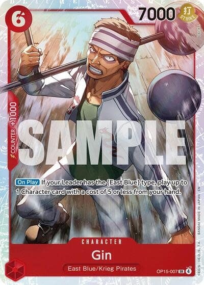 Gin - OP15-007 (Foil, SR)