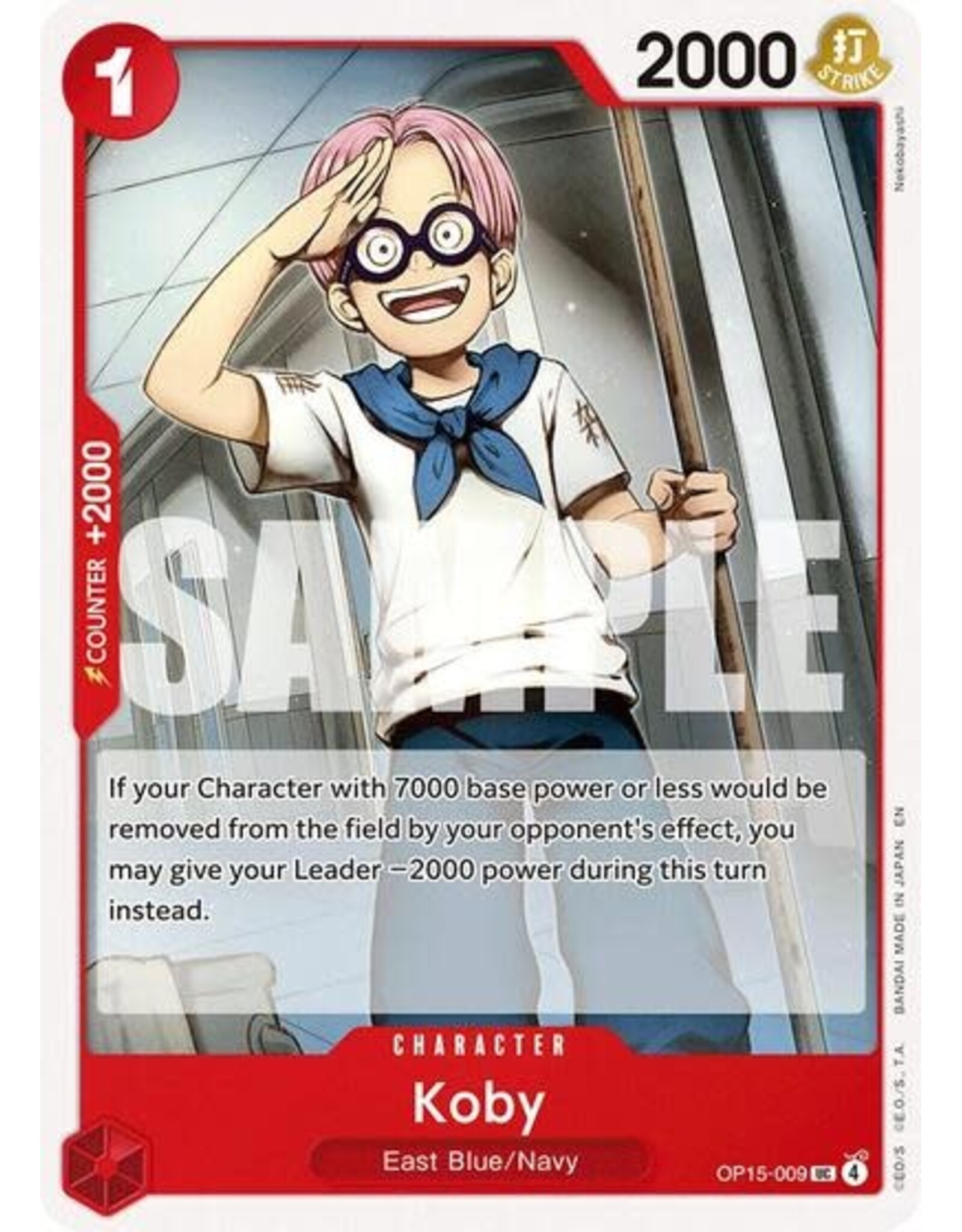Koby (OP15-009) (Normal, UC)