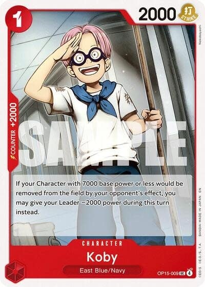 Koby (OP15-009) (Normal, UC)