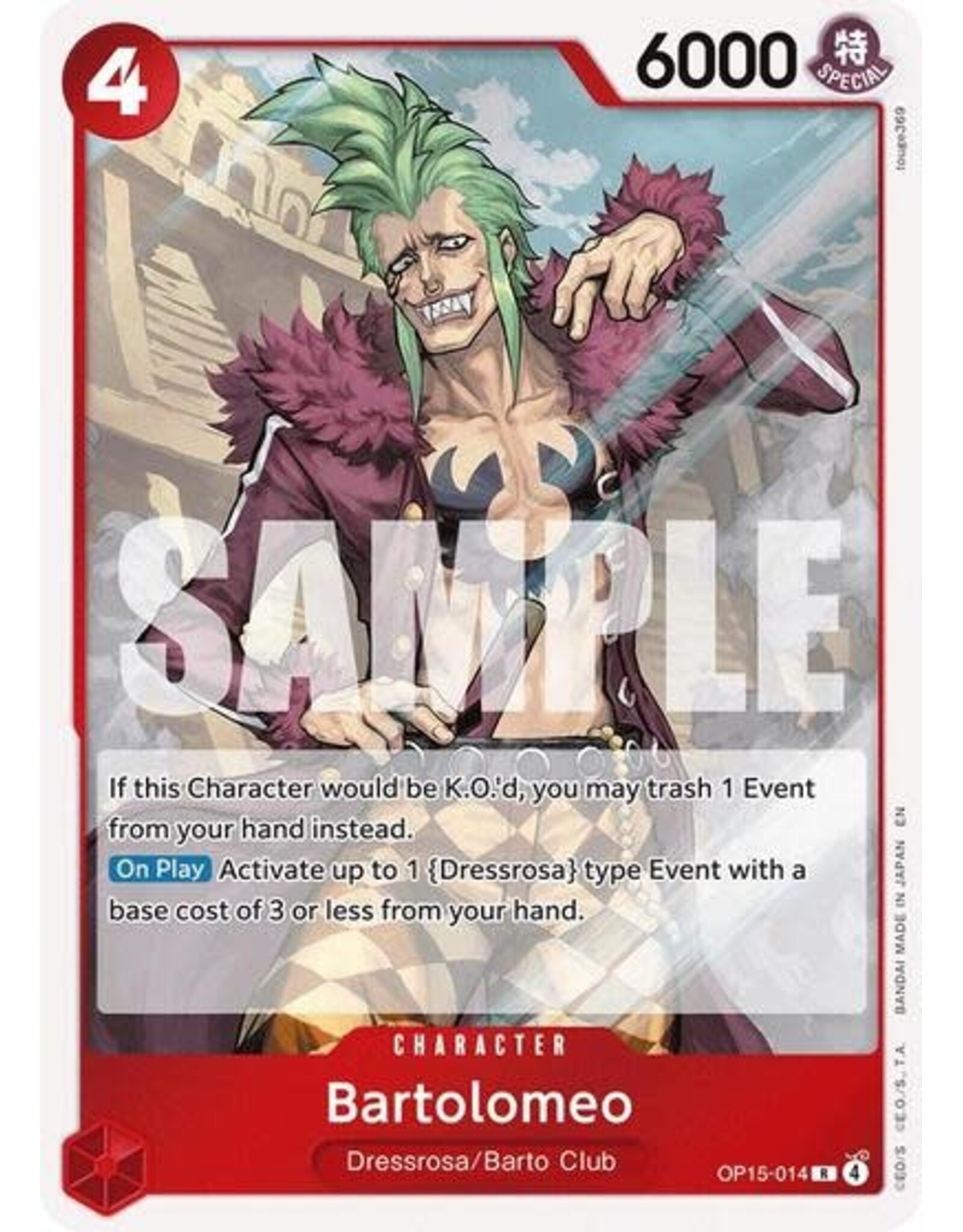 Bartolomeo - OP15-014 (Foil, R)