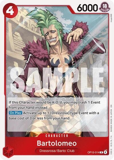 Bartolomeo - OP15-014 (Foil, R)