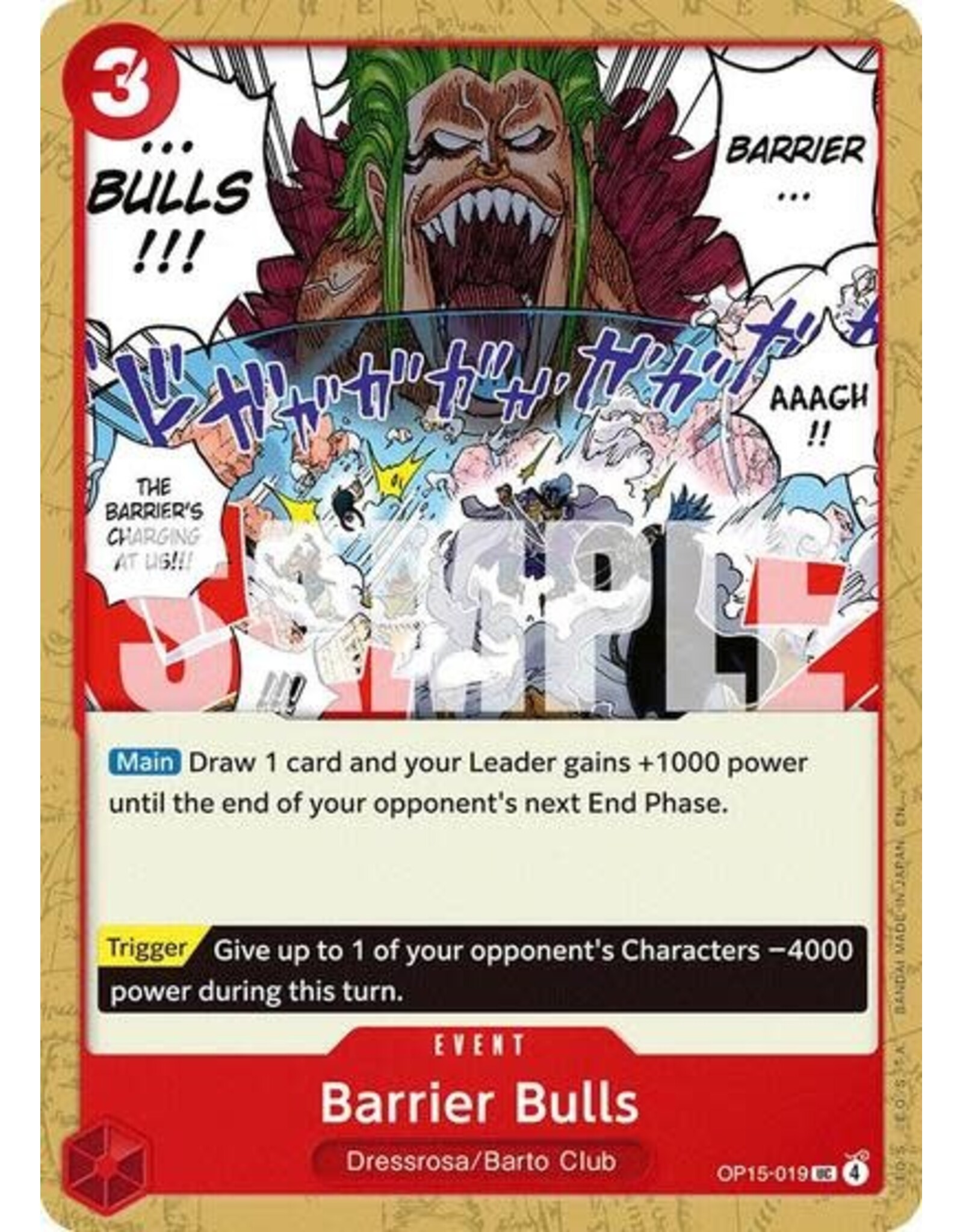 Barrier Bulls - OP15-019 (Normal, UC)