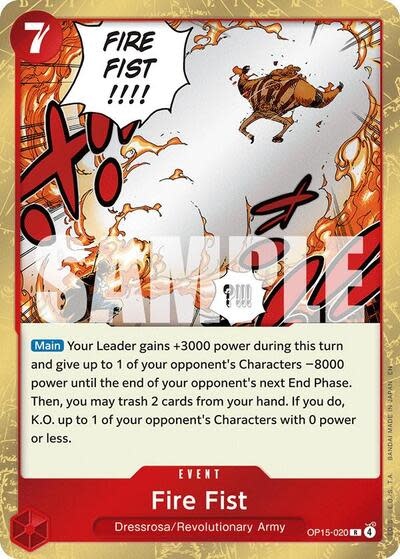 Fire Fist - OP15-020 (Foil, R)
