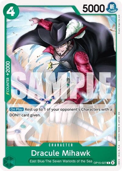 Dracule Mihawk - OP15-027 (Normal, C)