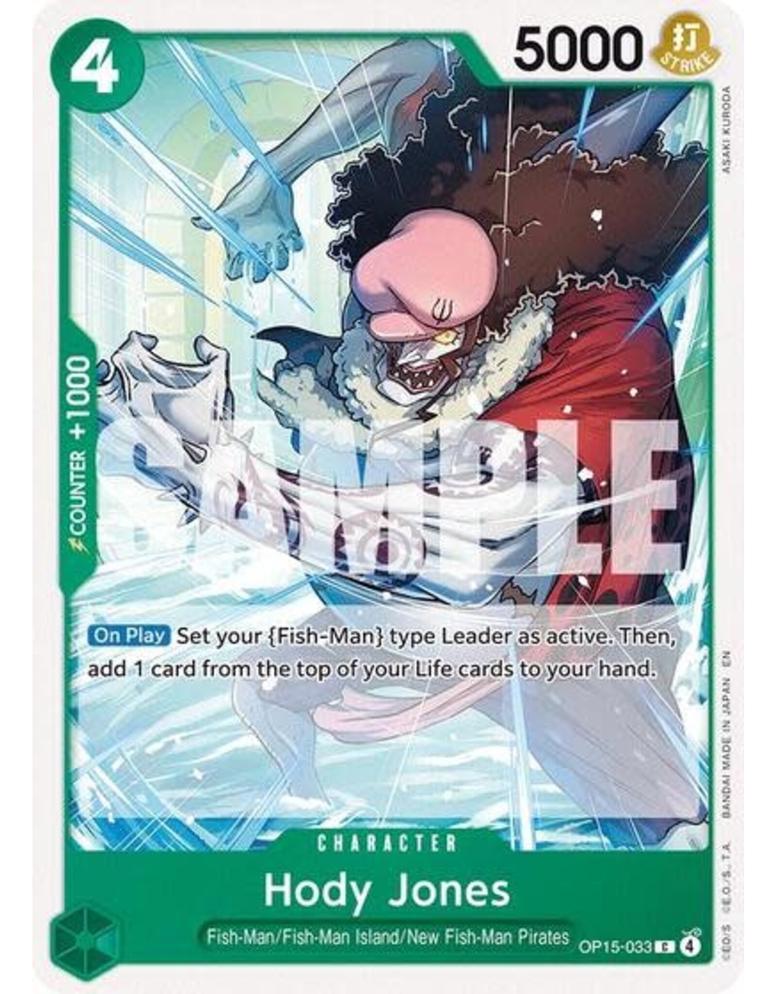 Hody Jones - OP15-033 (Normal, C)