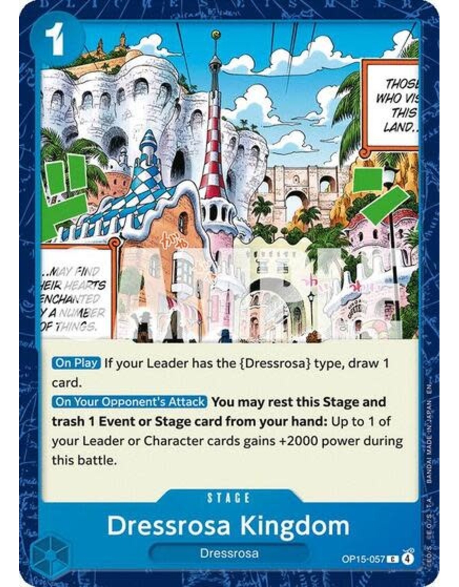 Dressrosa Kingdom - OP15-057 (Normal, C)