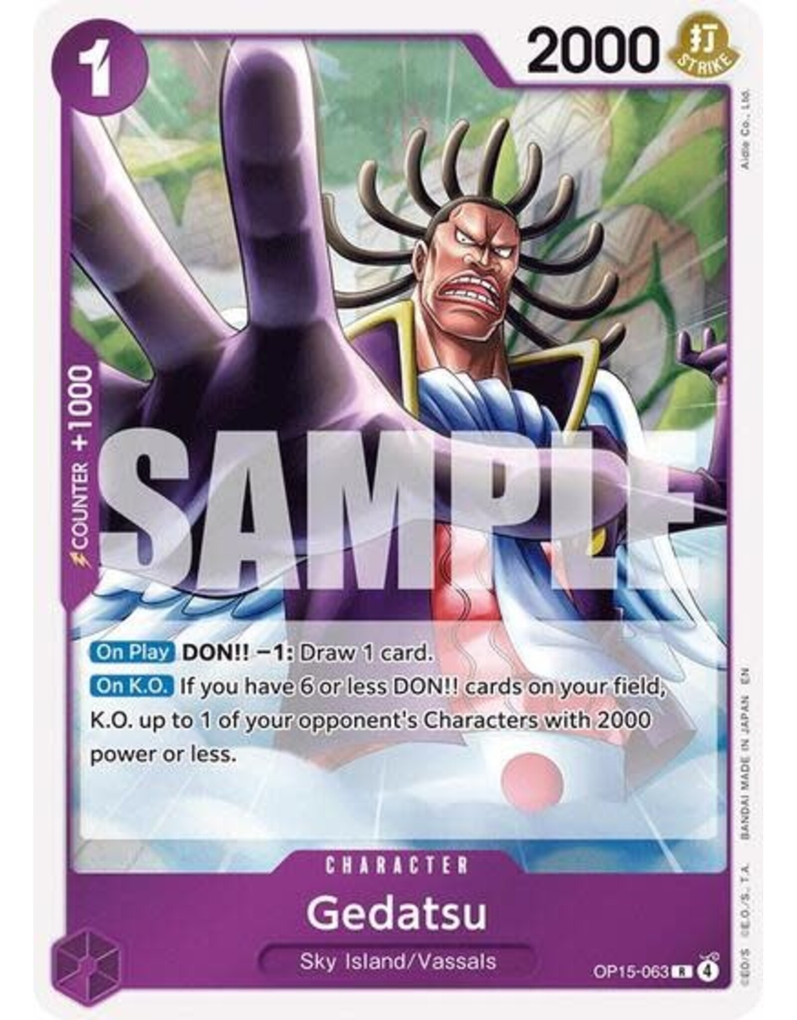 Gedatsu - OP15-063 (Foil, R)