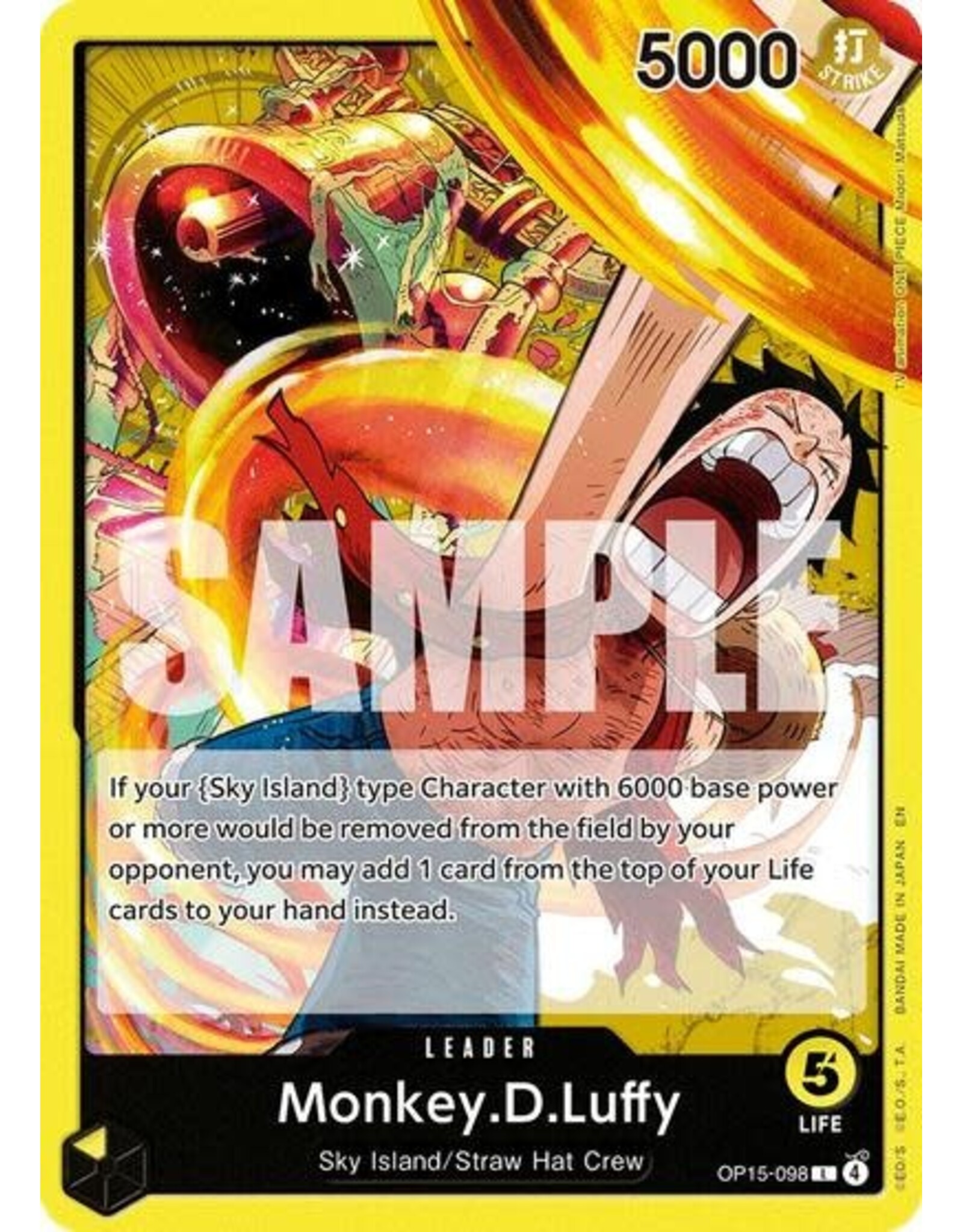 Monkey.D.Luffy (OP15-098) (Normal, L)