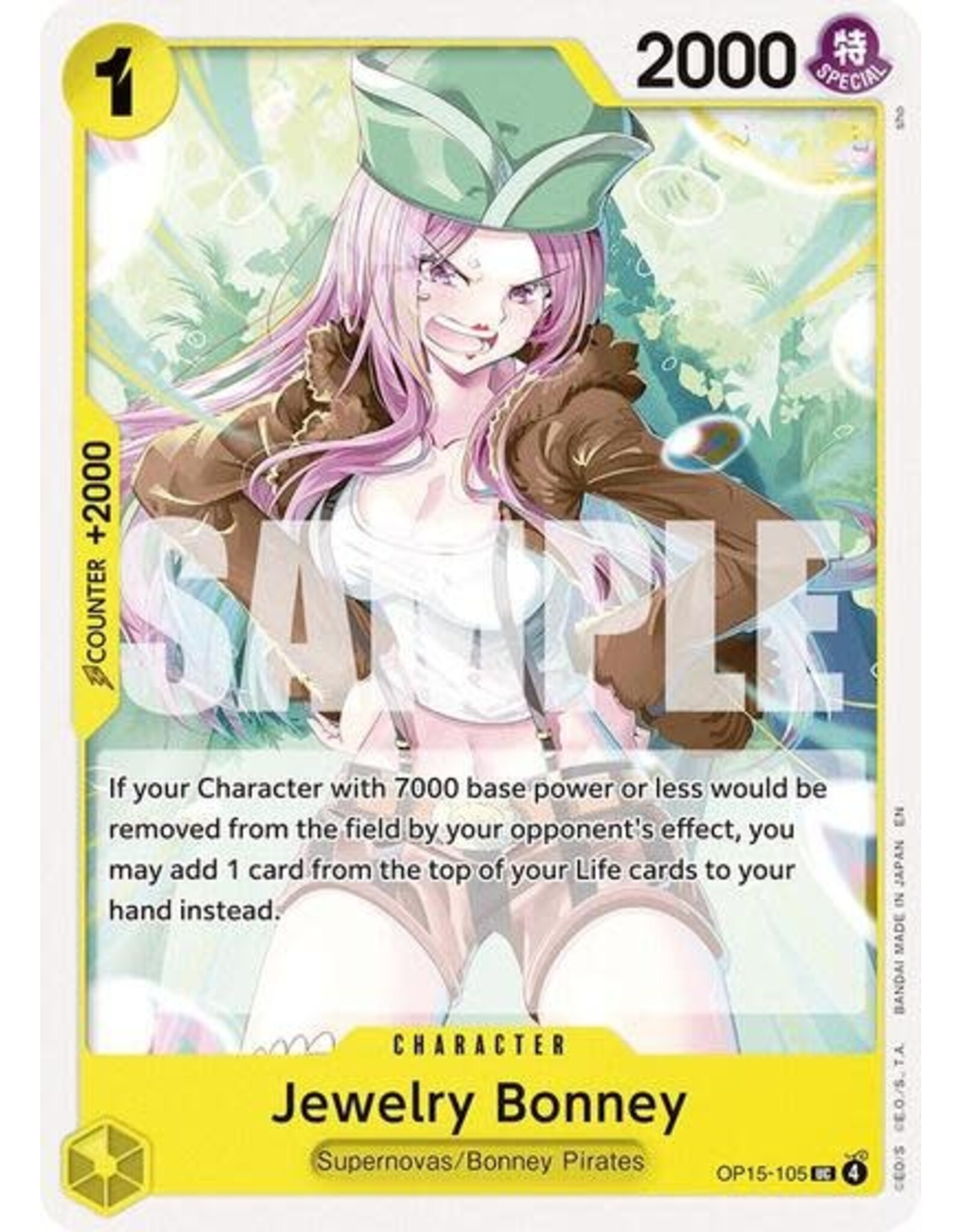 Jewelry Bonney (OP15-105) (Normal, UC)
