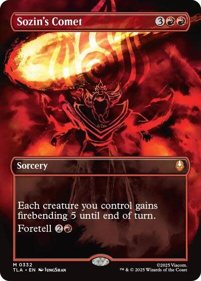 Sozin's Comet (0332) (Borderless) (Foil, M)