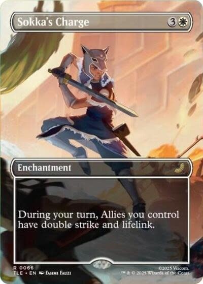 Sokka's Charge (Borderless) - 66 (Foil, R)