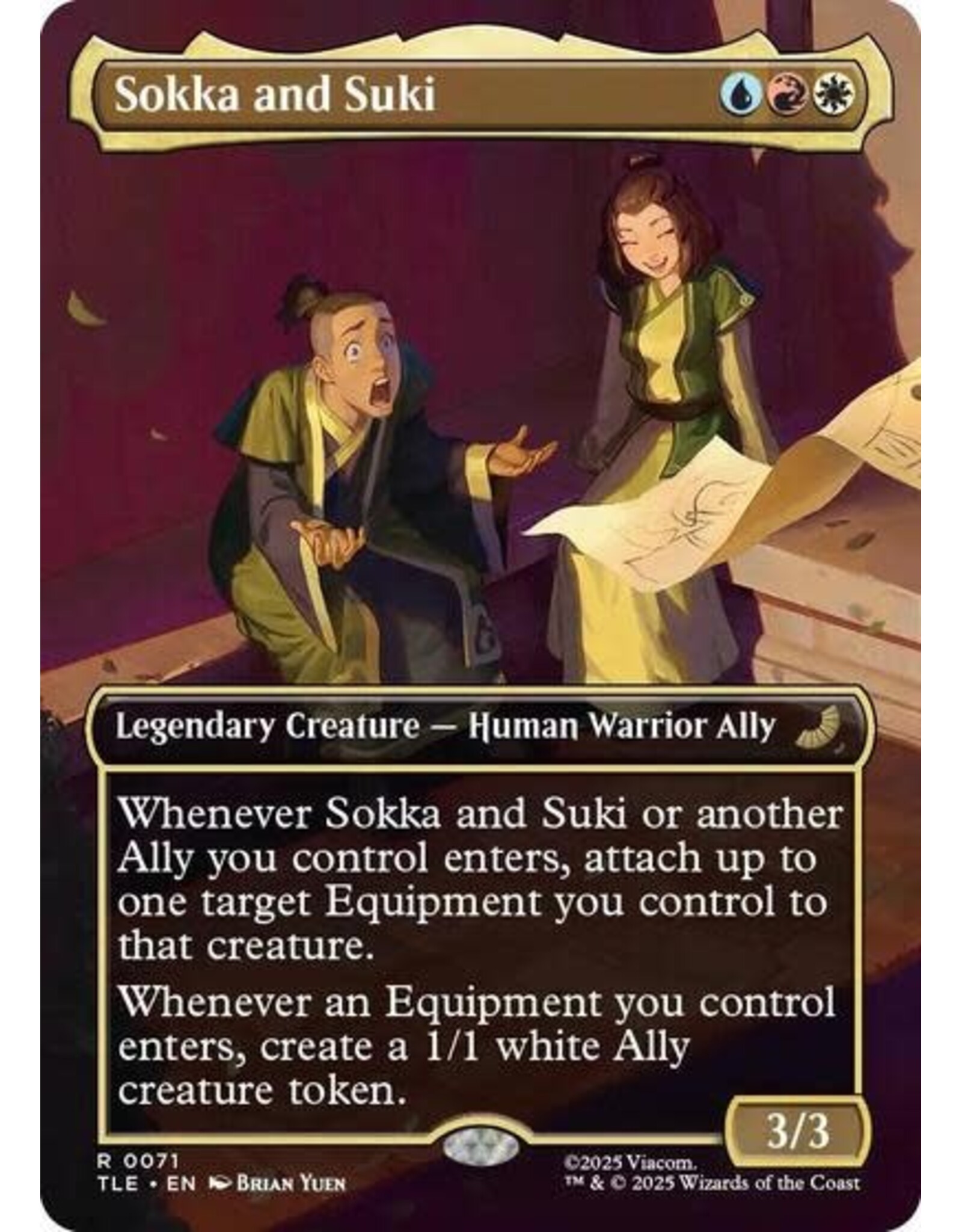 Sokka and Suki (Borderless) - 71 (Foil, R)