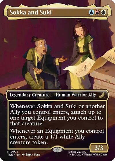 Sokka and Suki (Borderless) - 71 (Foil, R)