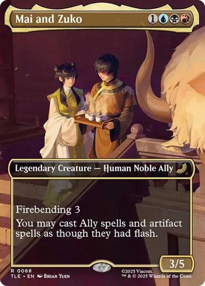 Mai and Zuko (Borderless) - 68 (Foil, R)