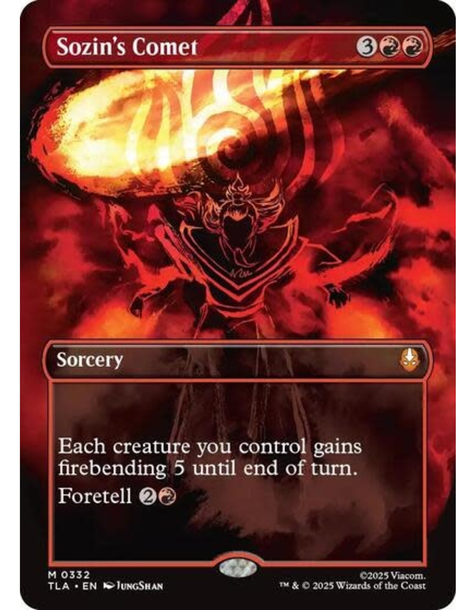 Sozin's Comet (0332) (Borderless) (Foil, M)