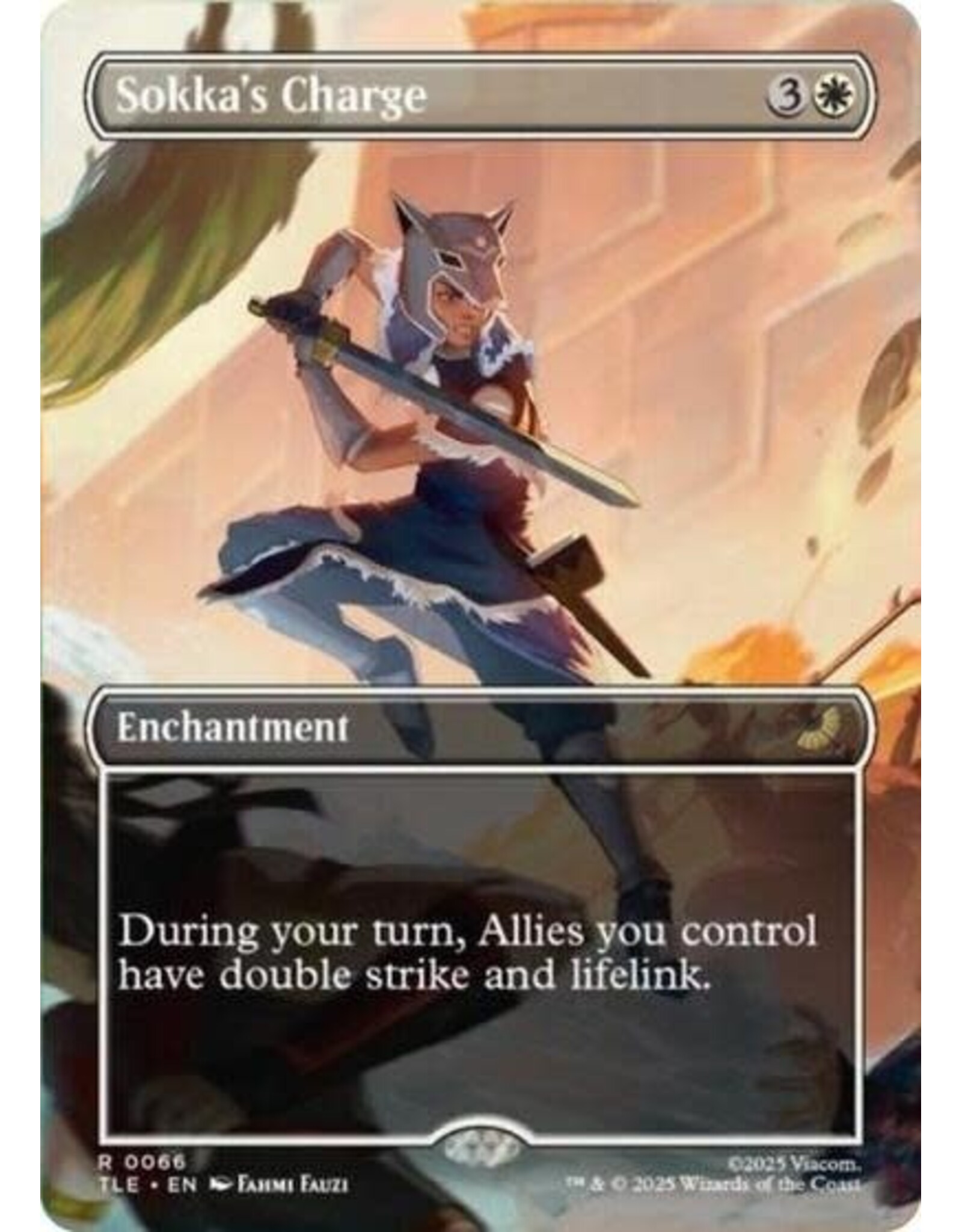 Sokka's Charge (Borderless) - 66 (Foil, R)