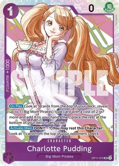 Charlotte Pudding - OP11-070 (Foil, SR)