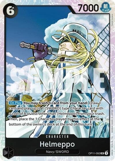 Helmeppo - OP11-092 (Foil, SR)