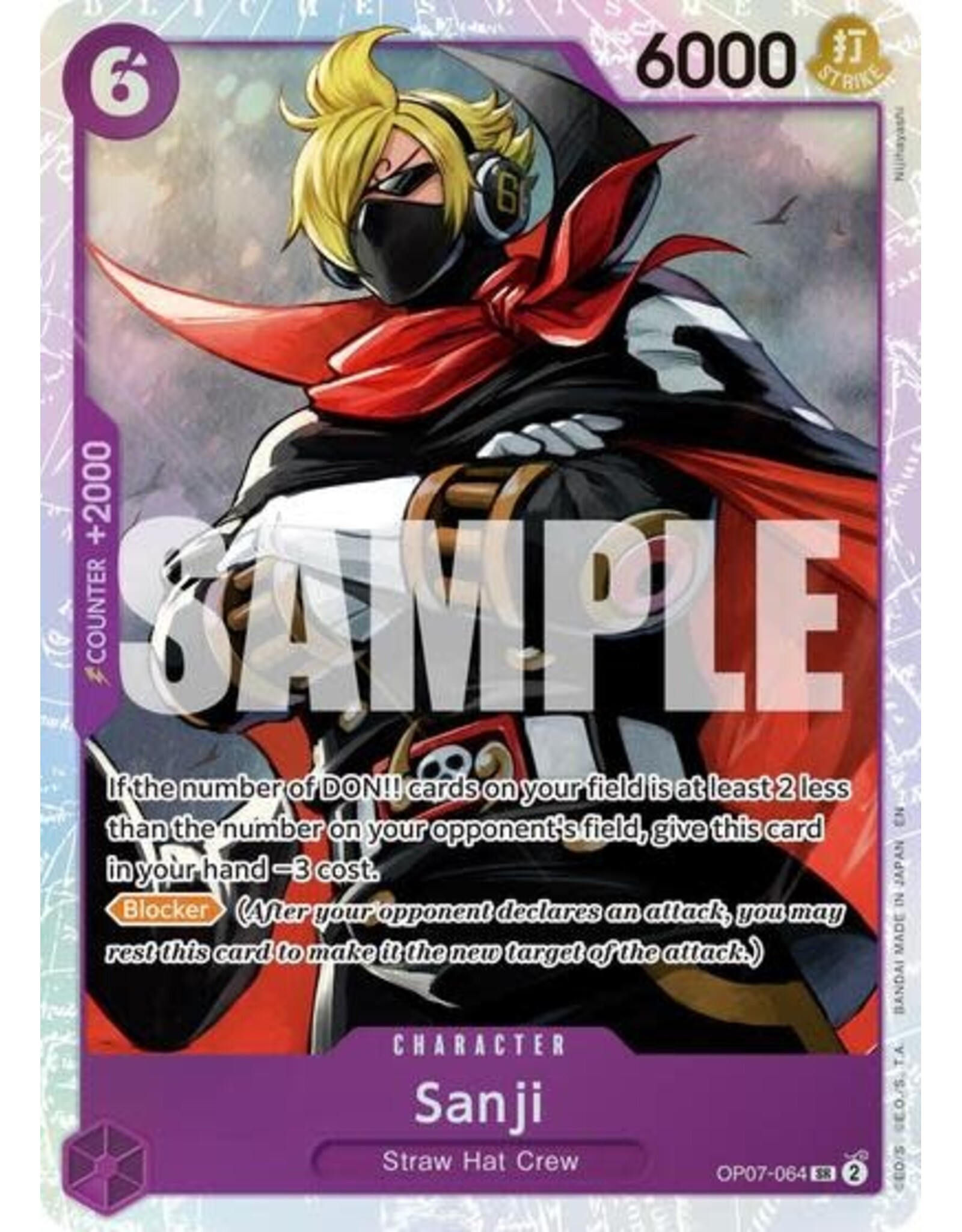 Sanji (Reprint) - OP07-064 (Foil, SR)