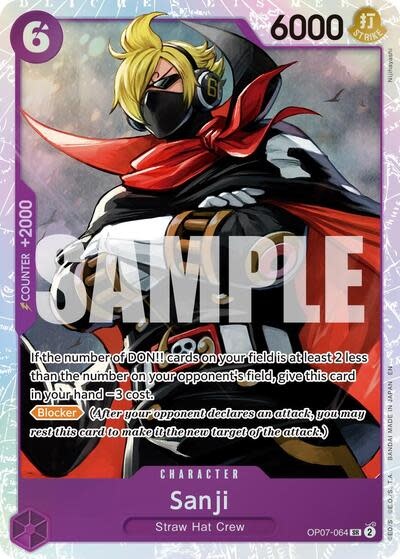 Sanji (Reprint) - OP07-064 (Foil, SR)