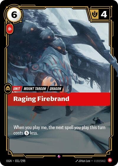 Raging Firebrand - 031/298 (Foil, Rare)
