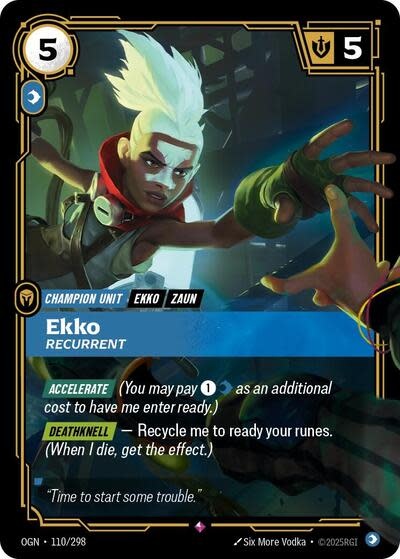 Ekko - Recurrent - 110/298 (Foil, Rare)