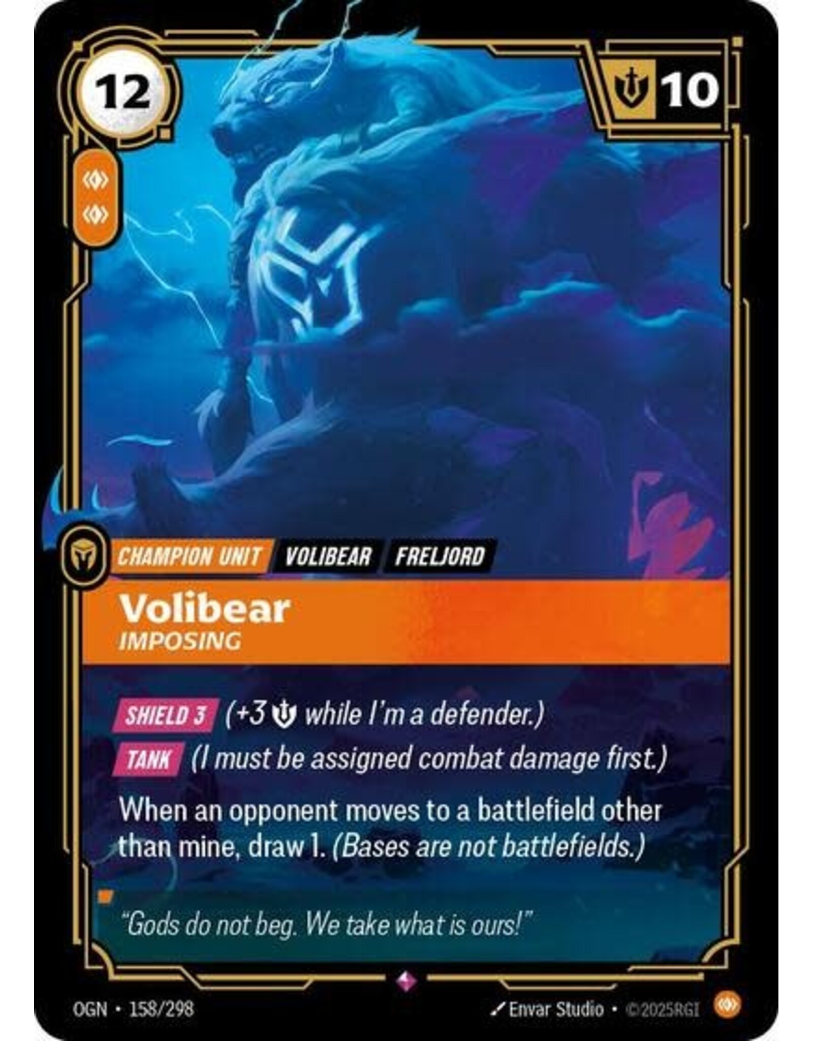 Volibear - Imposing - 158/298 (Foil, Rare)