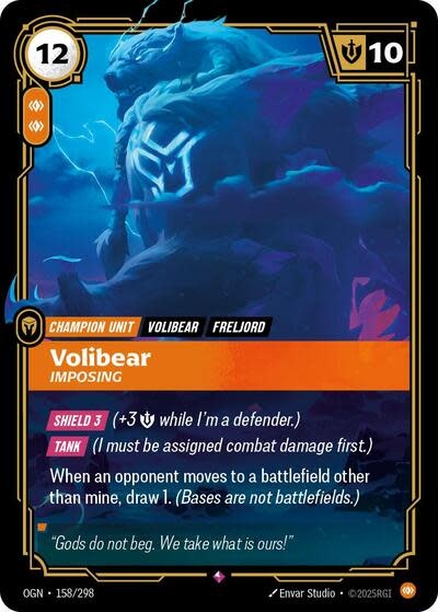 Volibear - Imposing - 158/298 (Foil, Rare)