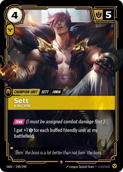 Sett - Kingpin - 240/298 (Foil, Rare)