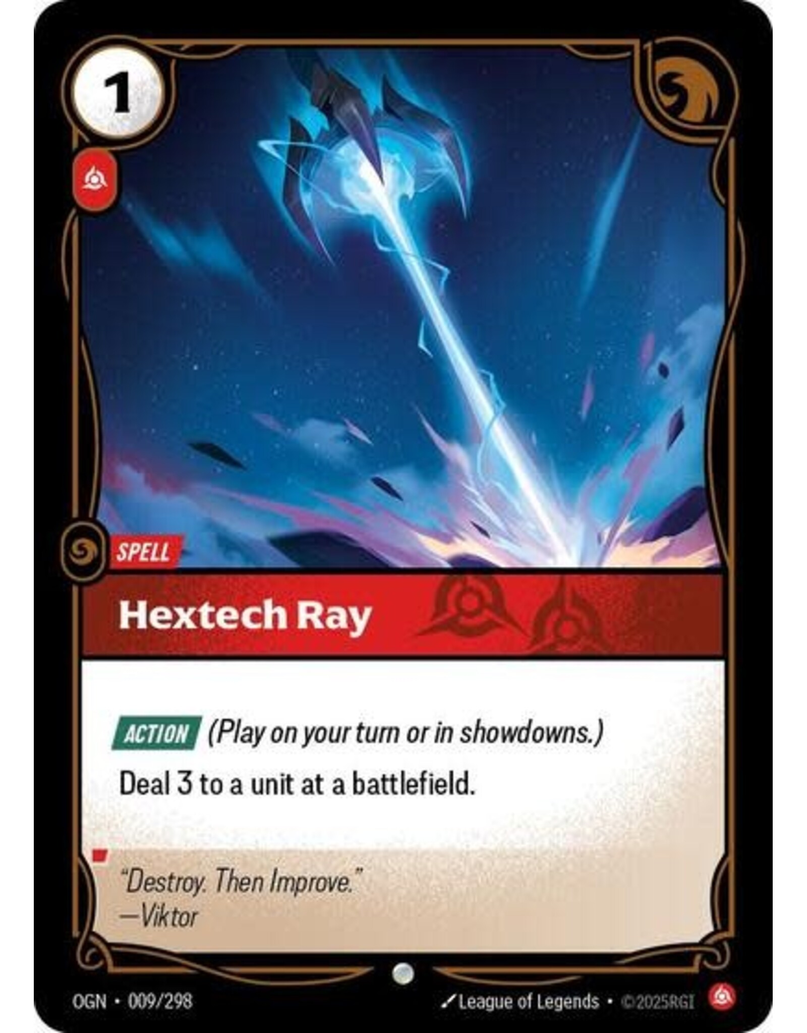 Hextech Ray - 009/298 (Normal, Common)