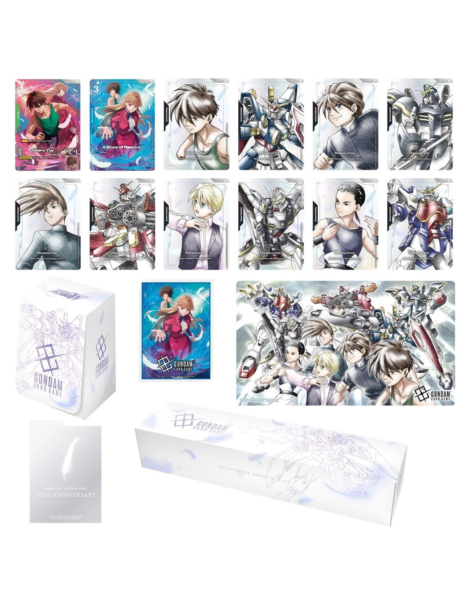 Gundam Card Game - Mobile Suit Gundam Wing (PB01) Premium Accessory Set