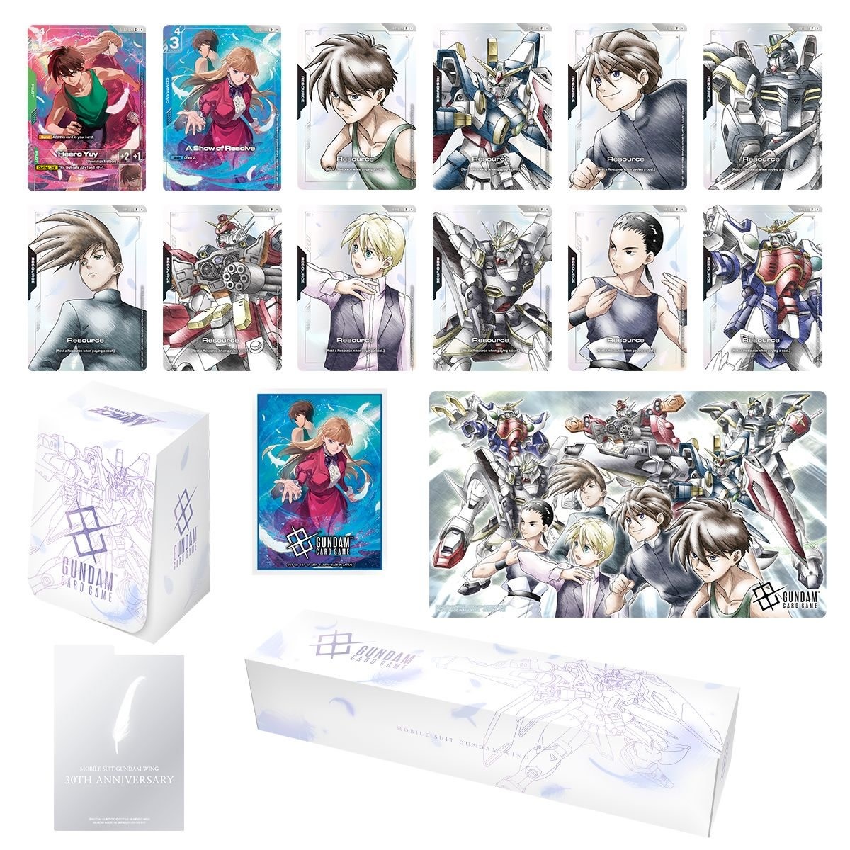 Gundam Card Game - Mobile Suit Gundam Wing (PB01) Premium Accessory Set