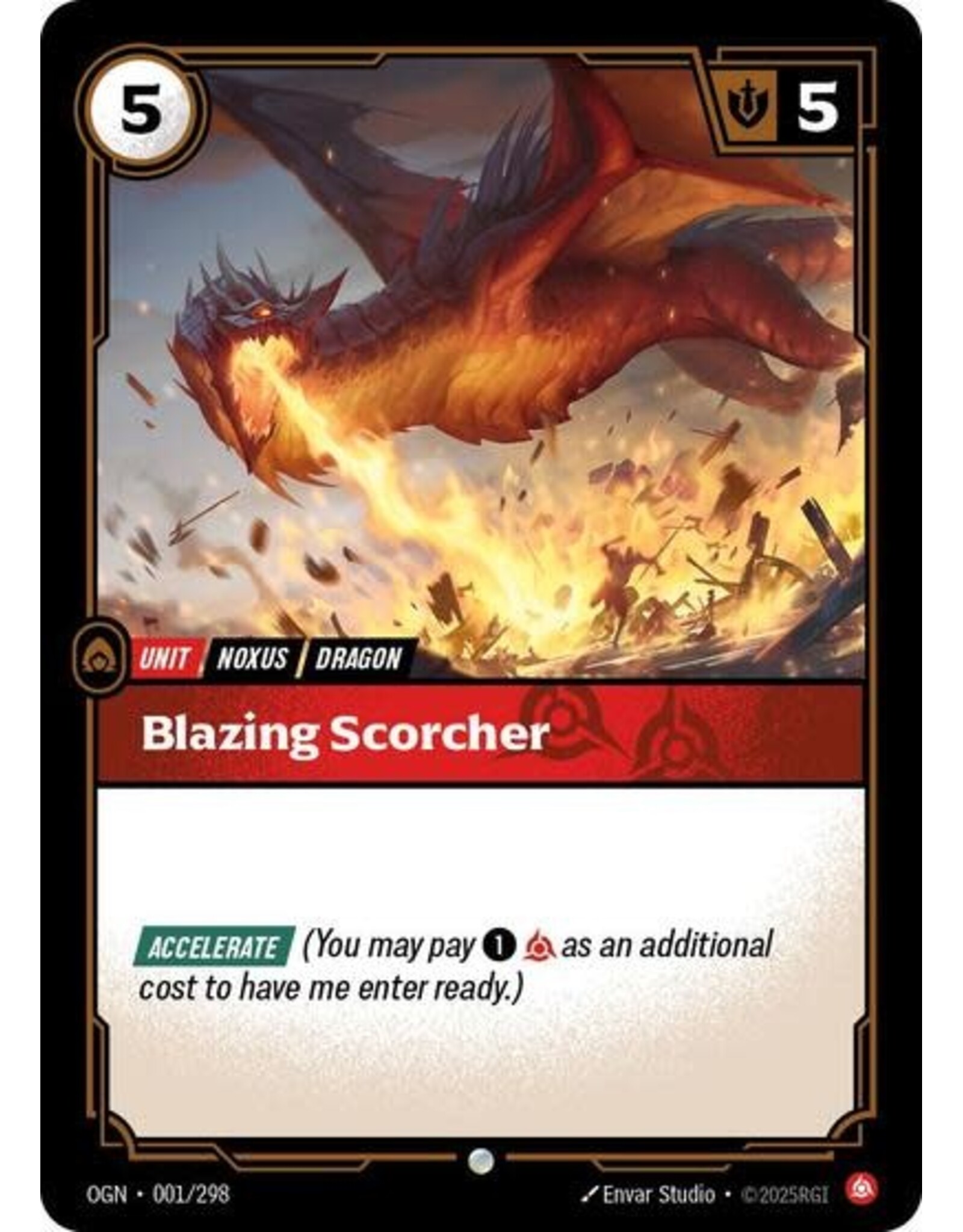 Blazing Scorcher - 001/298 (Normal, Common)
