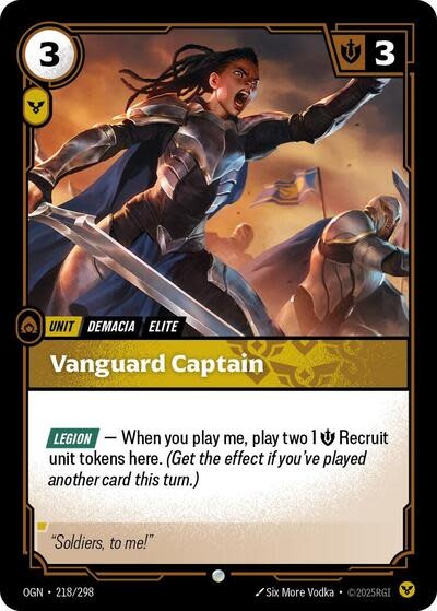 Vanguard Captain - 218/298 (Normal, Common)