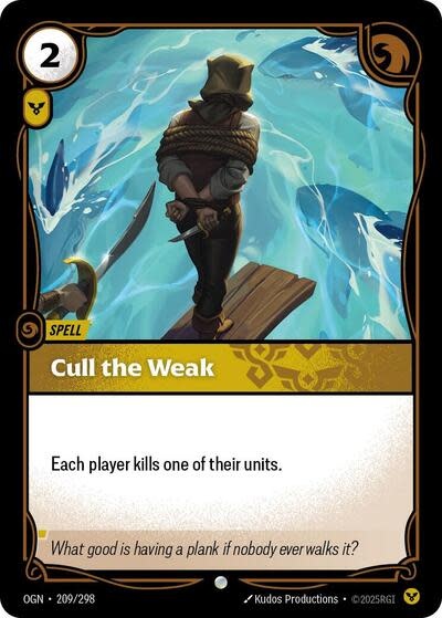 Cull the Weak - 209/298 (Normal, Common)