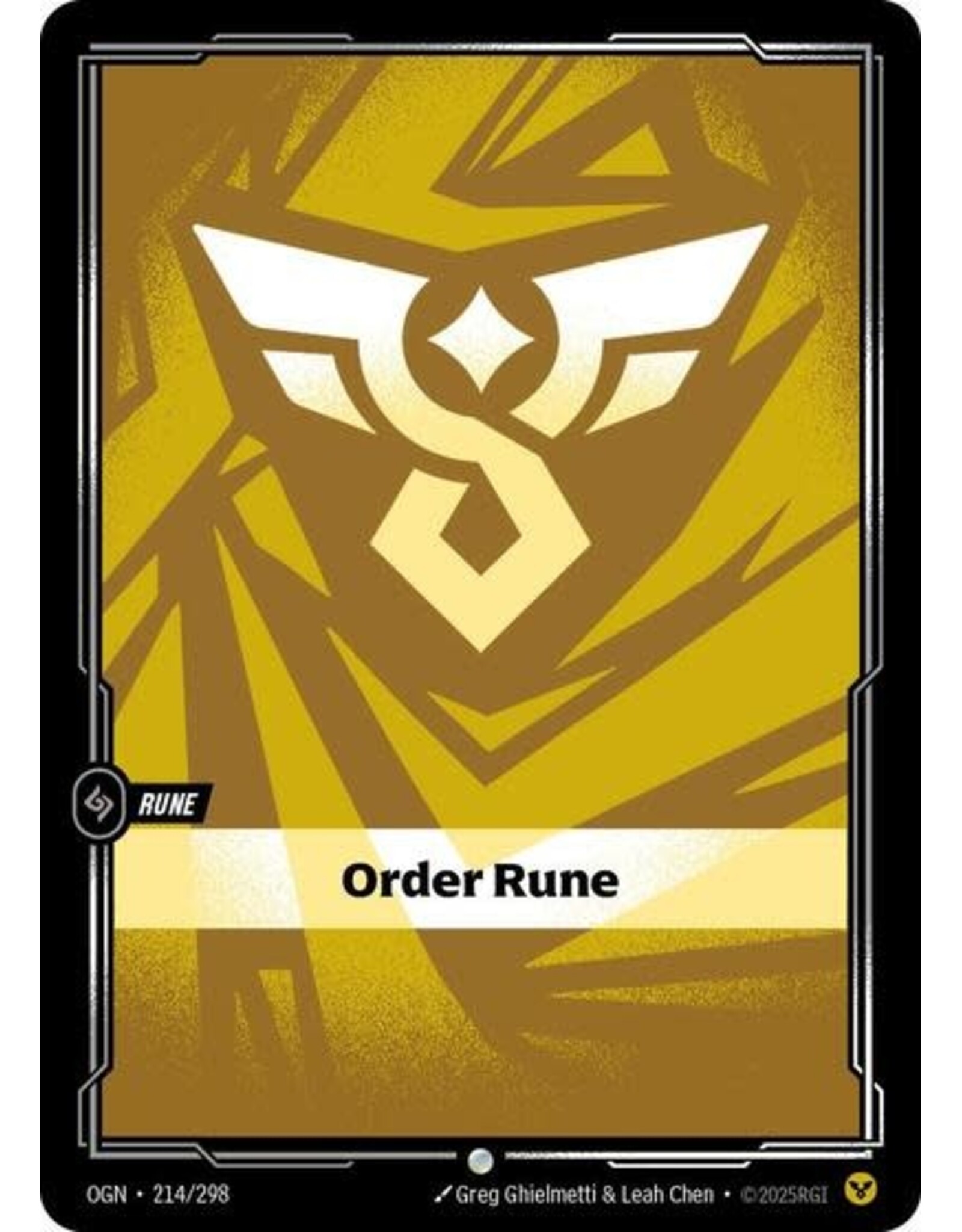 Order Rune - 214/298 (Normal, Common)