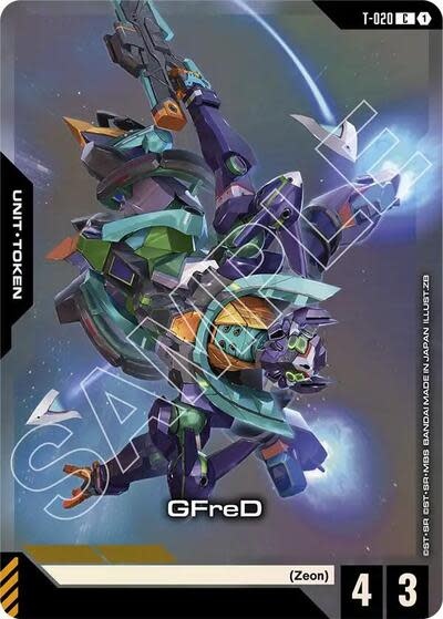 GFreD (T-020) (Premium Card Collection Gundam Assemble) (Promo) (Holofoil, Common)