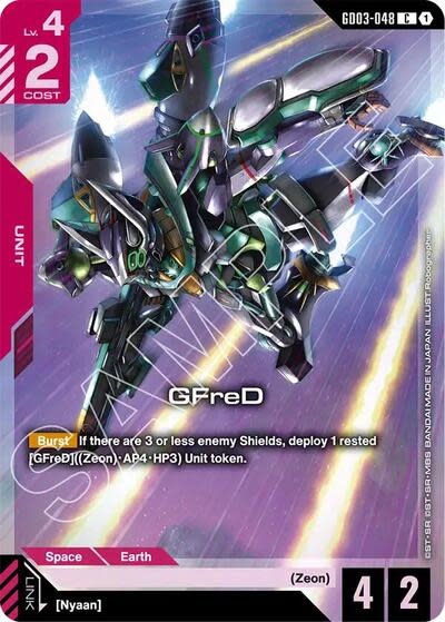 GFreD (Premium Card Collection Gundam Assemble) (Promo) - GD03-048 (Holofoil, Common)
