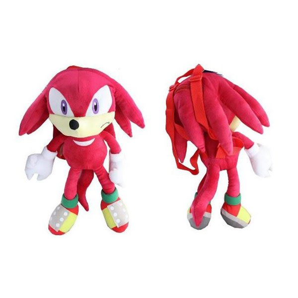 Jakks Sonic The Hedgehog - Knuckles 17" Plush Backpack