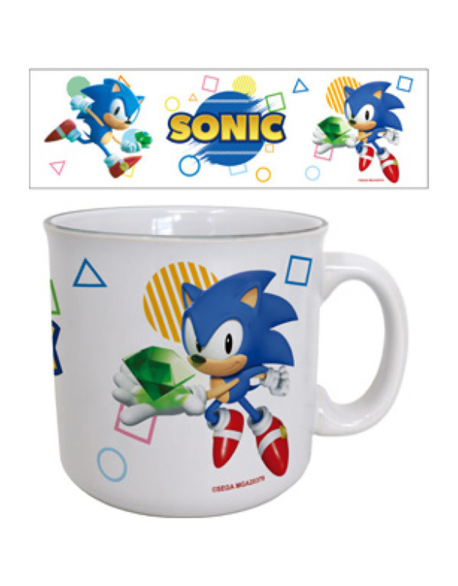 Pyramid America Sonic Superstars Sonic & Chaos Emerald Mug 20 Oz