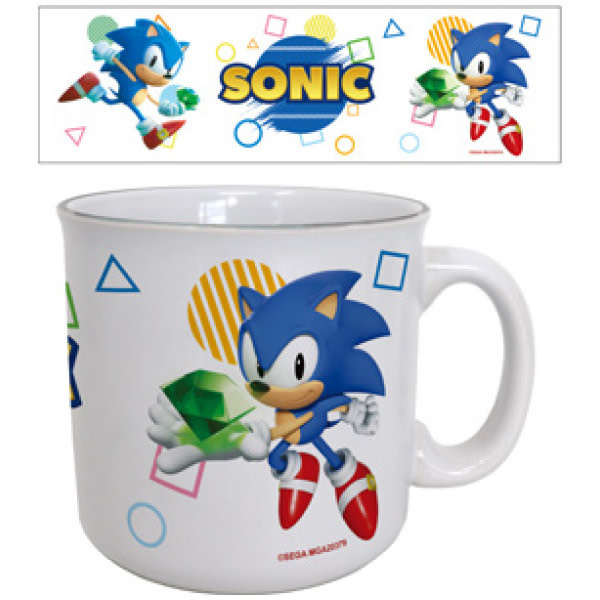 Pyramid America Sonic Superstars Sonic & Chaos Emerald Mug 20 Oz