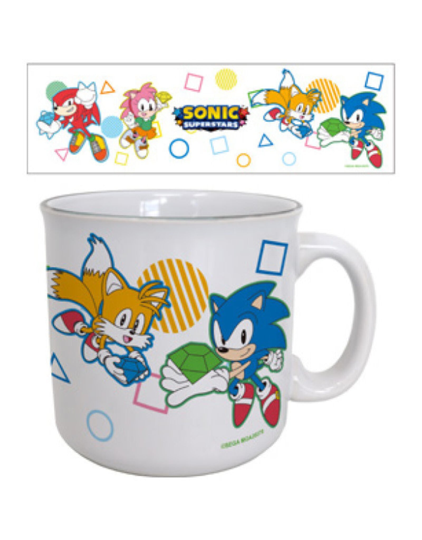 Pyramid America Sonic :  Superstars Retro Group Ceramic Mug 20 Oz