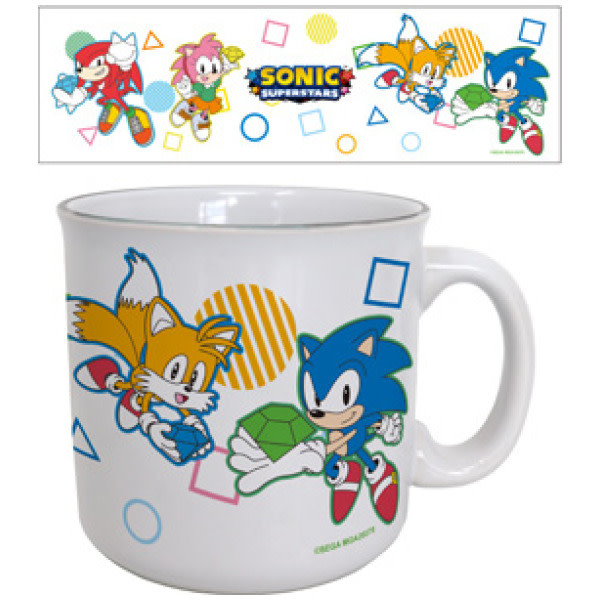 Pyramid America Sonic :  Superstars Retro Group Ceramic Mug 20 Oz