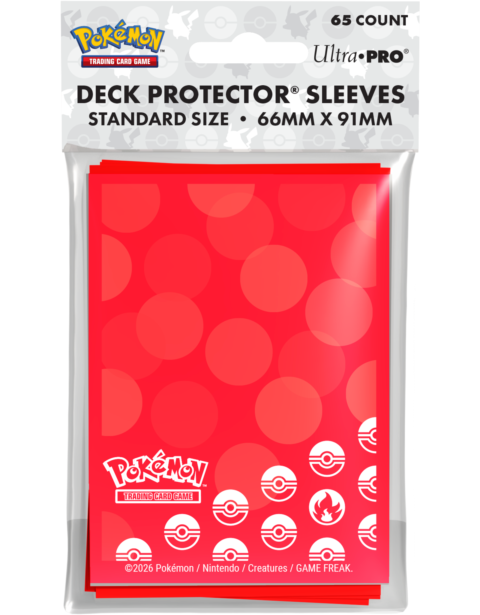 ultra pro Pokemon Trading Game - Energy Fire Deck Protector Sleeves 65CT