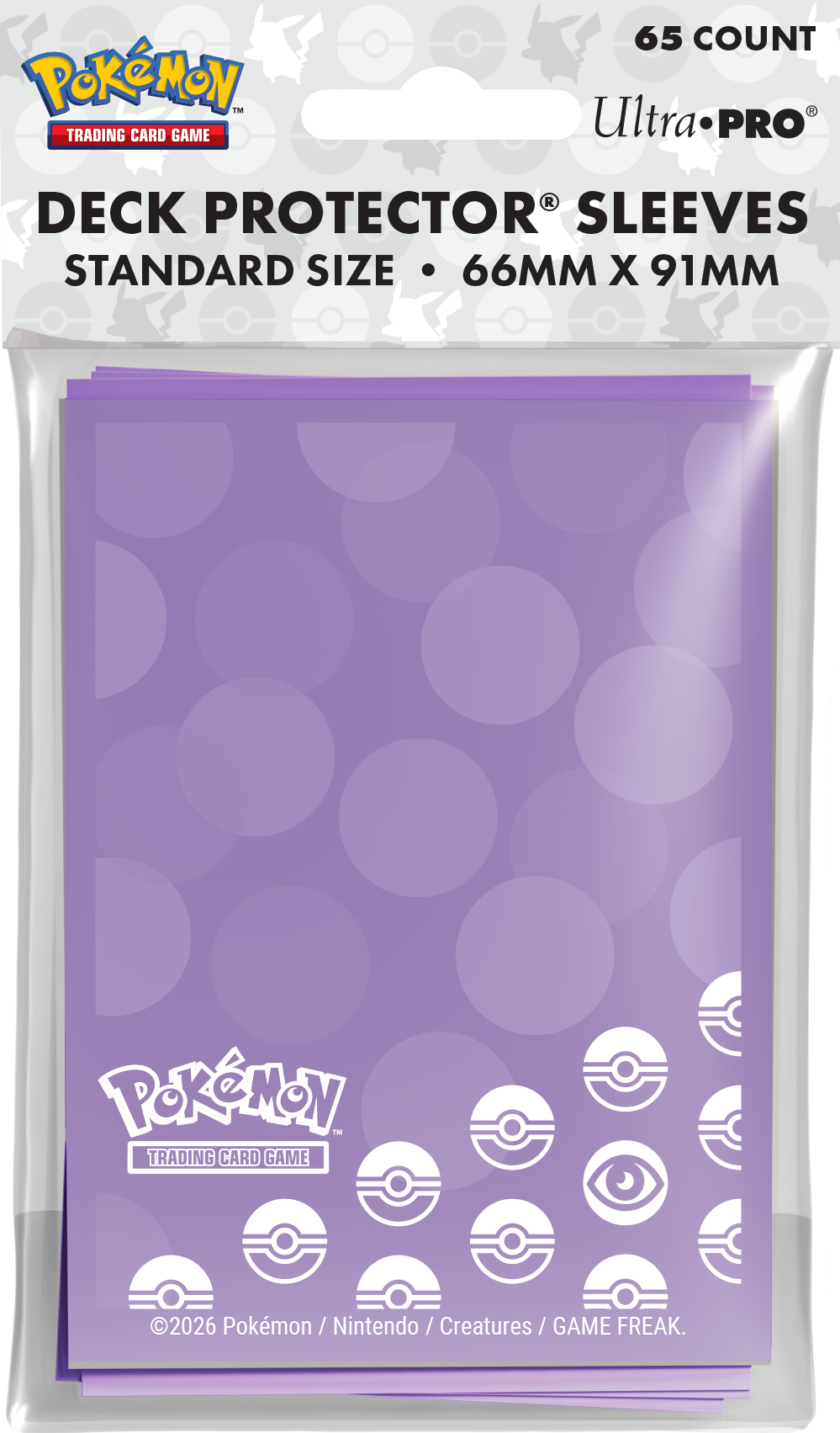ultra pro Pokemon Trading Game - Energy Psychic Deck Protector Sleeves 65CT