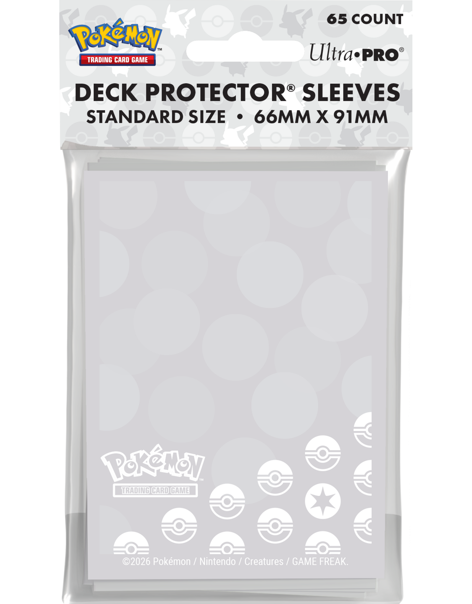 ultra pro Pokemon Trading Game - Energy Colorless Deck Protector Sleeves 65CT