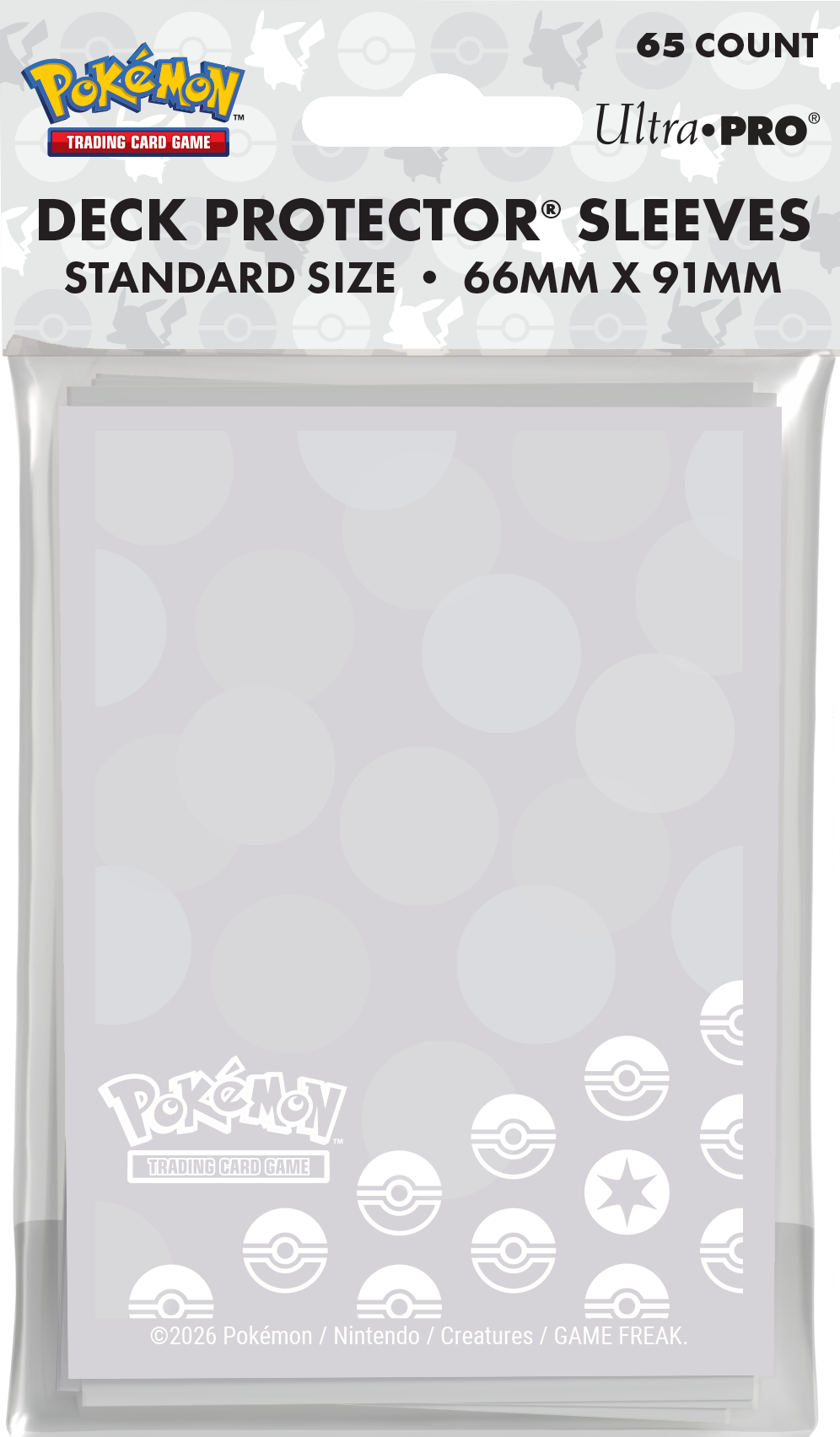 ultra pro Pokemon Trading Game - Energy Colorless Deck Protector Sleeves 65CT