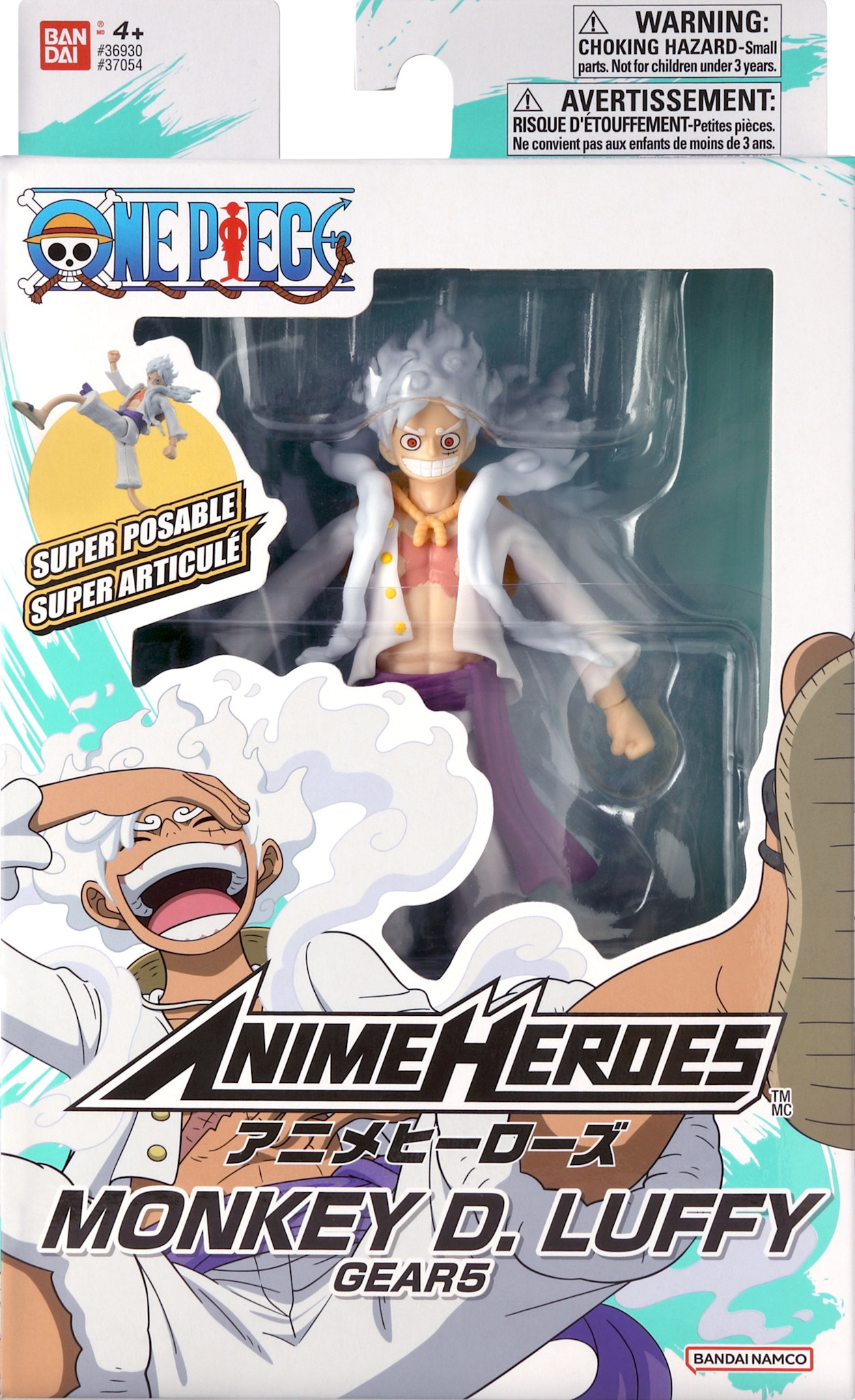 Bandai Anime Heroes: One Piece - Monkey D. Luffy Gear Action Figure